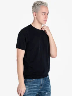 Baci & Abbracci T-shirt girocollo da uomo in maglia