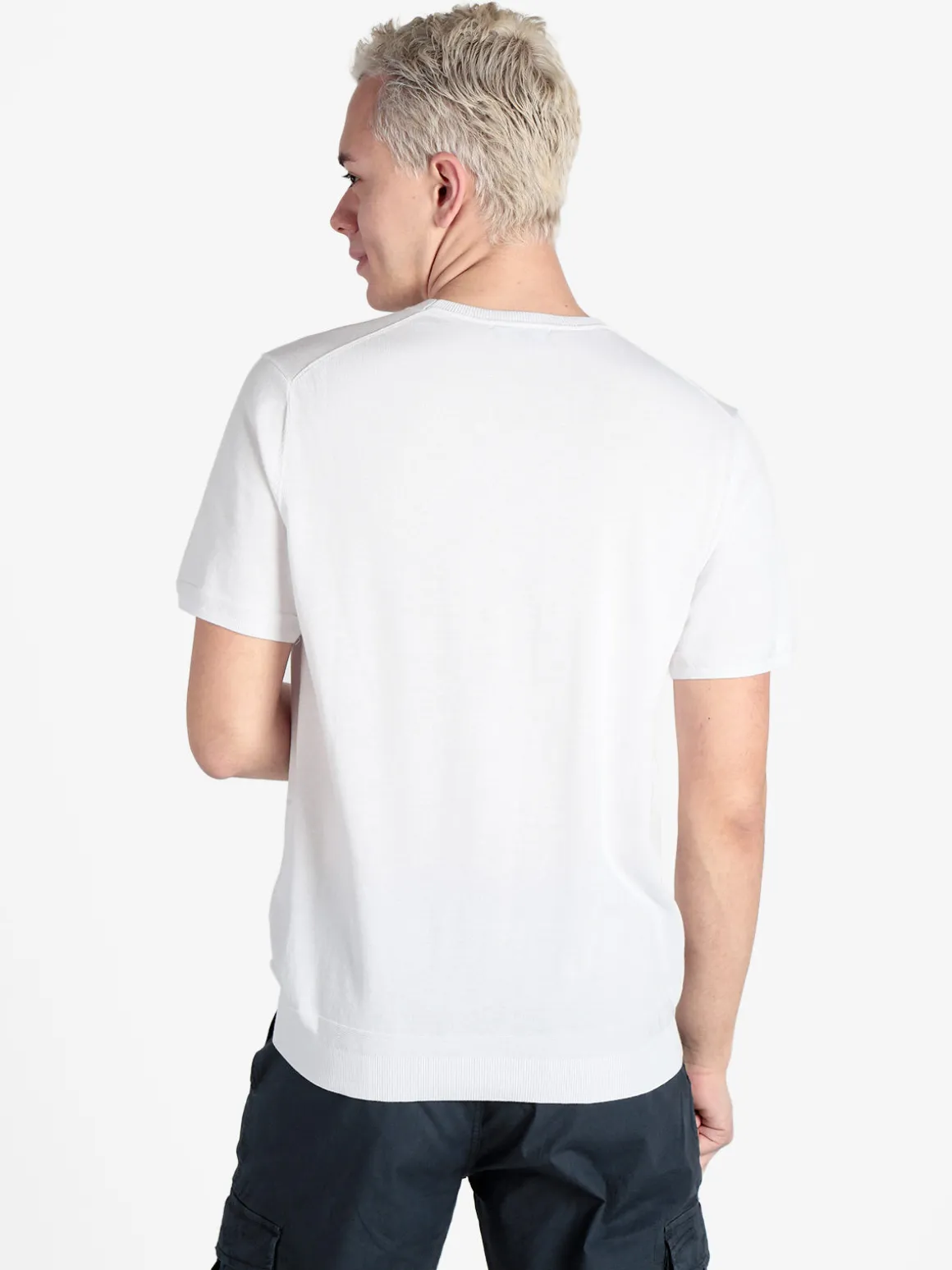 Baci & Abbracci T-shirt girocollo da uomo in maglia