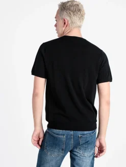 Baci & Abbracci T-shirt girocollo da uomo in maglia