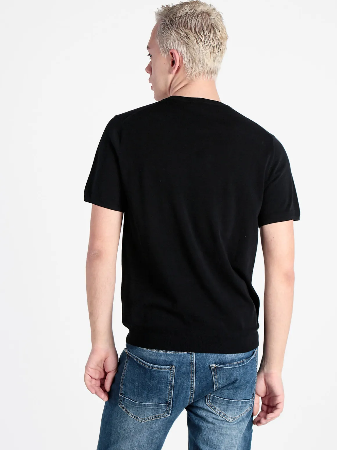 Baci & Abbracci T-shirt girocollo da uomo in maglia