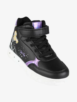 Bacio & Bacio Sneakers alte da bambina con cinturino a strappo e luci