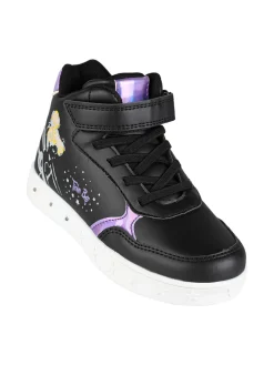 Bacio & Bacio Sneakers alte da bambina con cinturino a strappo e luci