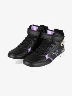Bacio & Bacio Sneakers alte da ragazza con cinturino a strappo e luci