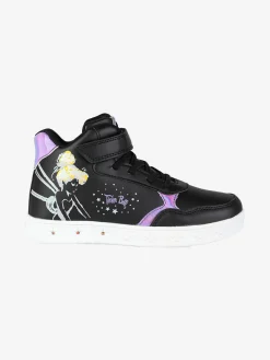 Bacio & Bacio Sneakers alte da ragazza con cinturino a strappo e luci