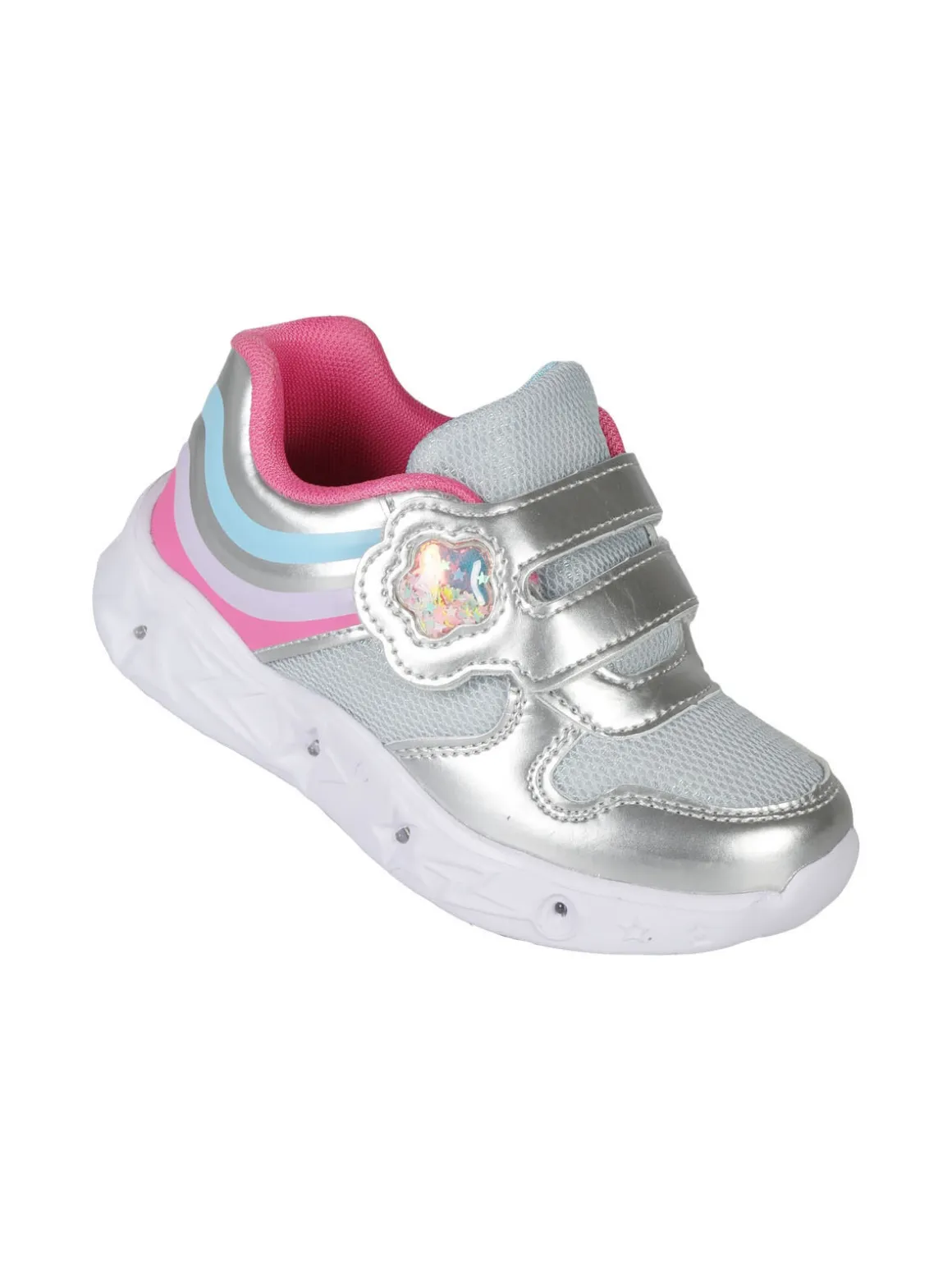 Bacio & Bacio Sneakers da bambina con luci e strappo