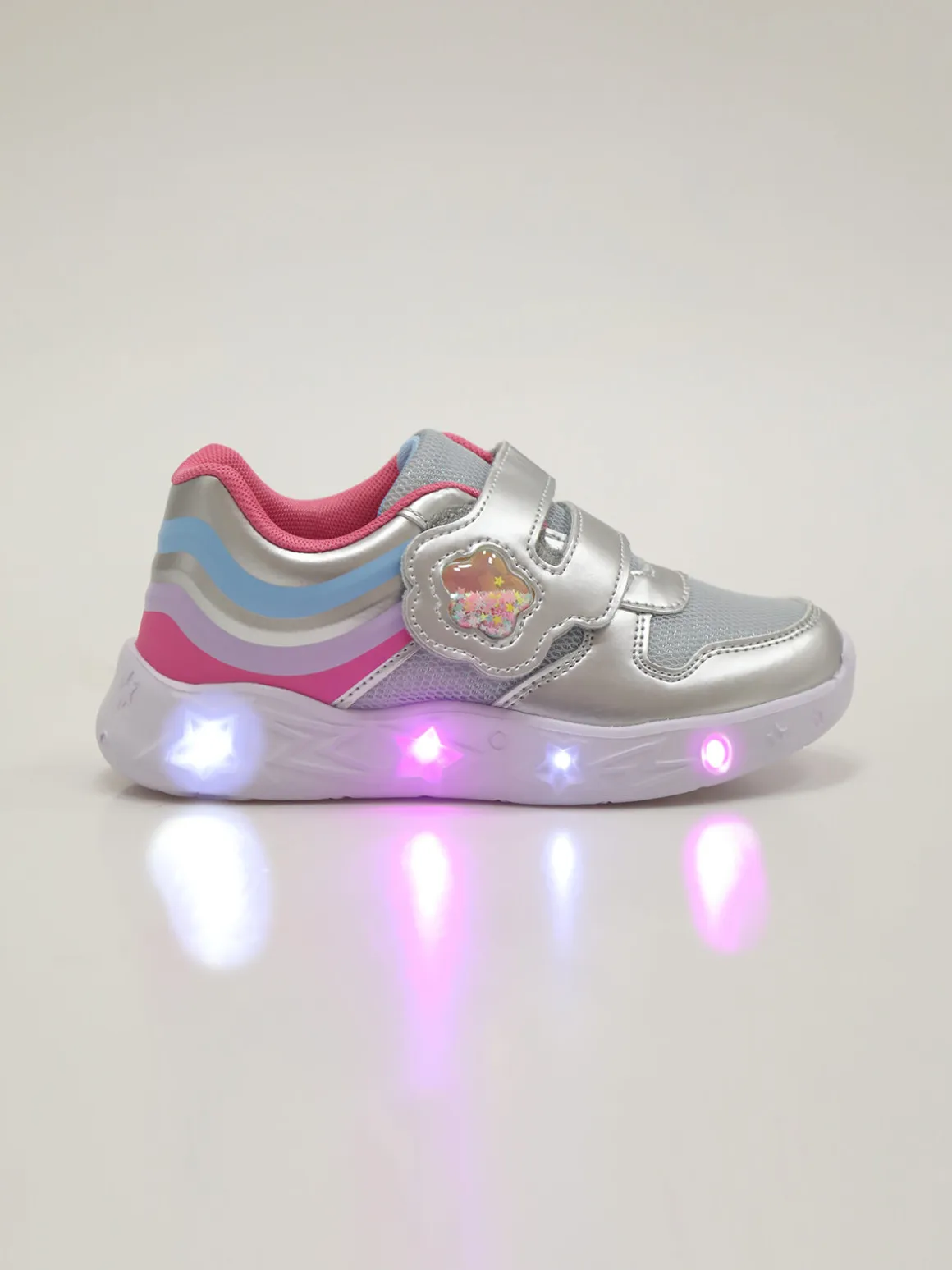 Bacio & Bacio Sneakers da bambina con luci e strappo
