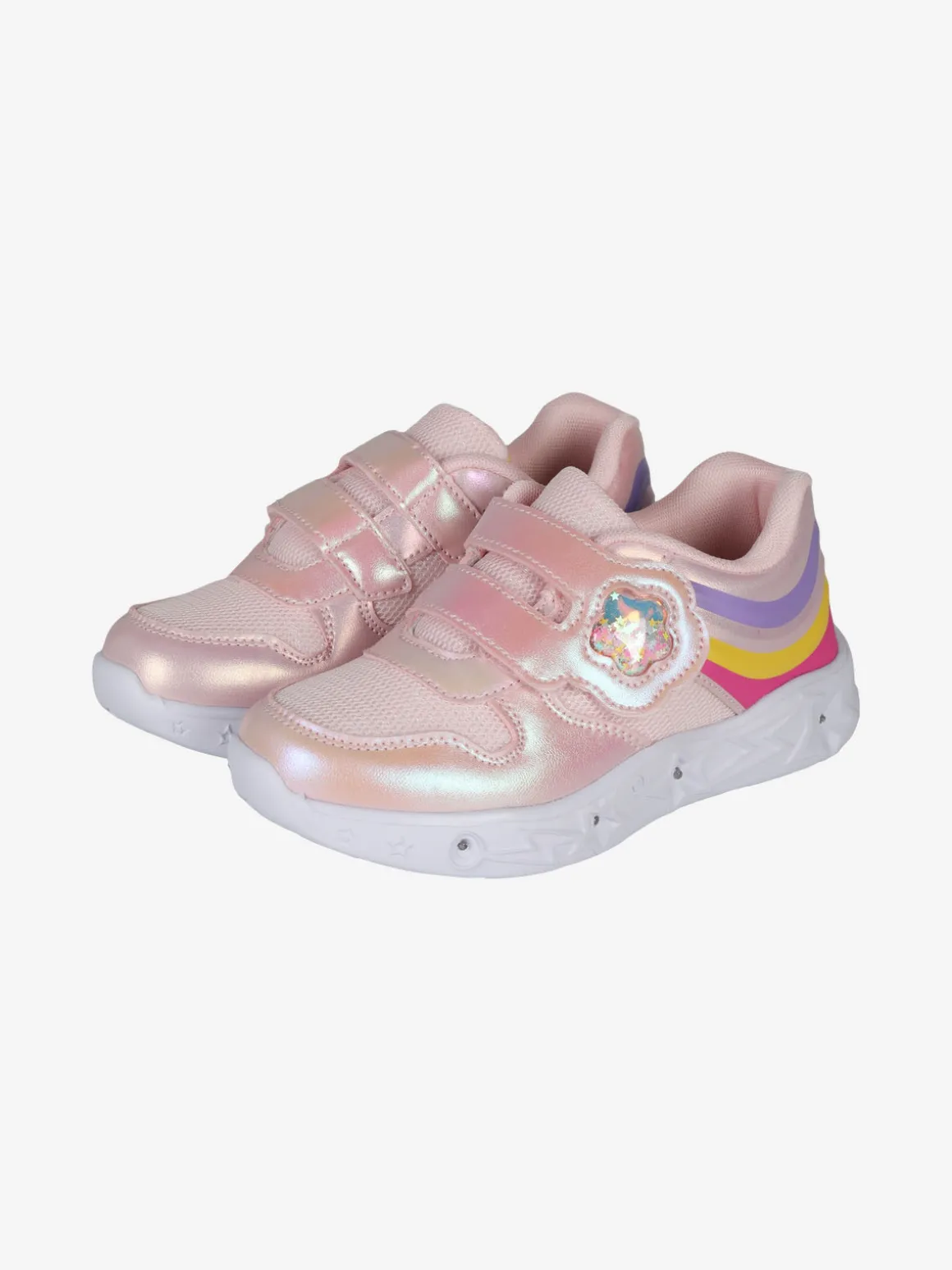 Bacio & Bacio Sneakers da ragazza con luci e strappo