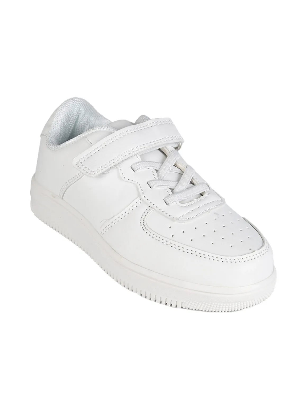 Bacio & Bacio Sneakers da ragazzi con cinturino a strappo e lacci elastici
