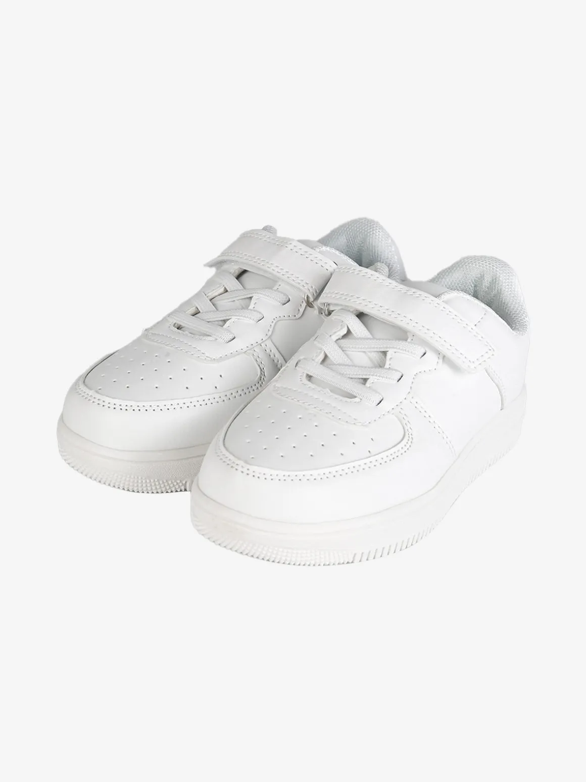 Bacio & Bacio Sneakers da ragazzi con cinturino a strappo e lacci elastici