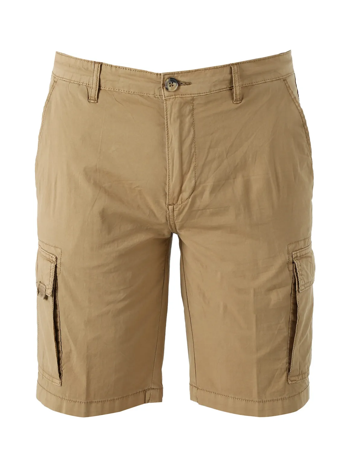 Bad Boys Bermuda da uomo in cotone con tasconi laterali - khaki