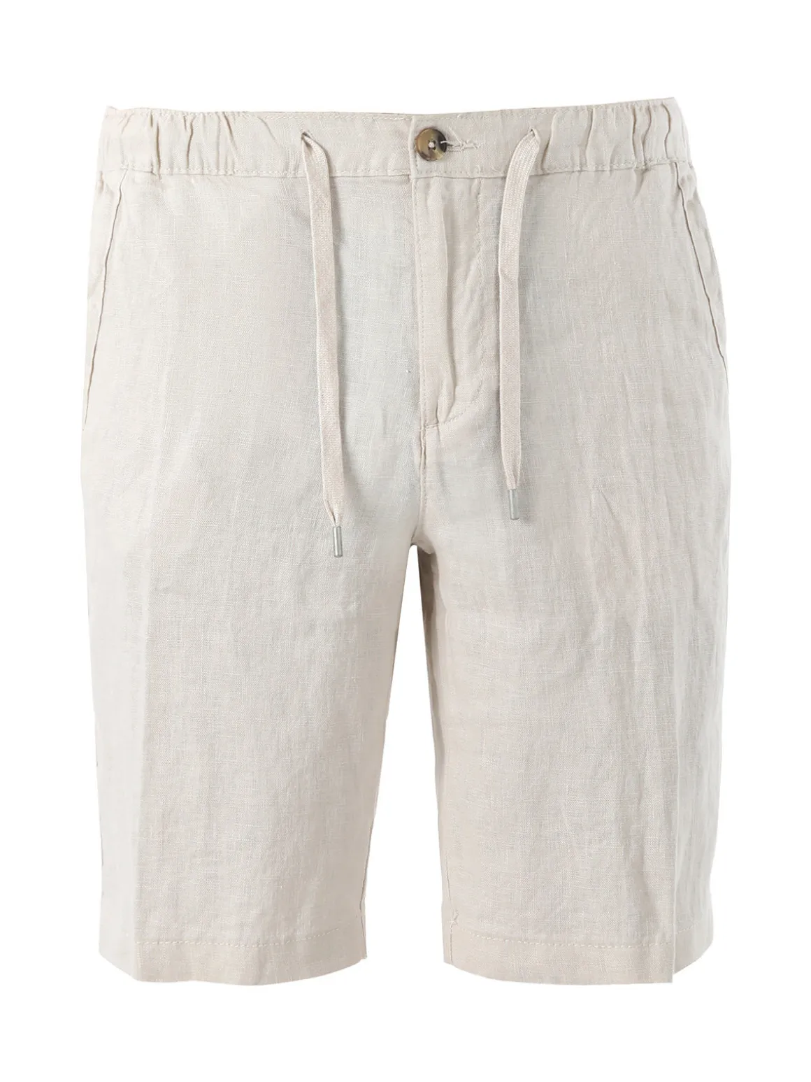 Bad Boys Bermuda in lino da uomo - beige