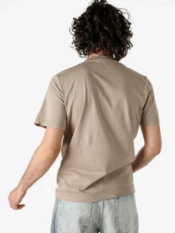 Bad Boys Maglia da uomo in cotone a maniche corte con taschino - sabbia