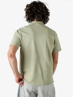 Bad Boys Polo in cotone da uomo a maniche corte - pistacchio