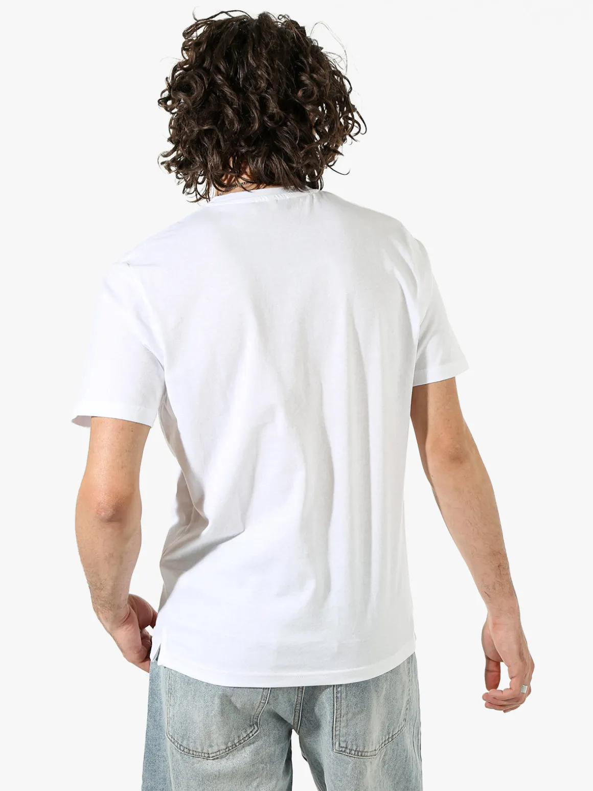 Bad Boys T-shirt in cotone da uomo con stampa - bianco