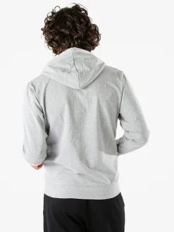 Baker'S Felpa da uomo full zip con cappuccio - grigio