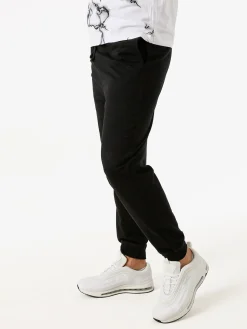 Baker'S Pantaloni tuta da uomo con coulisse e polsini - nero