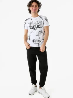 Baker'S Pantaloni tuta da uomo con coulisse e polsini - nero