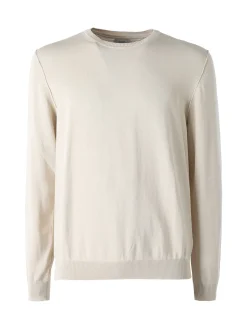 Baker'S Pullover girocollo da uomo in cotone - beige