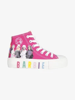 Barbie Sneakers alte da bambina in tela