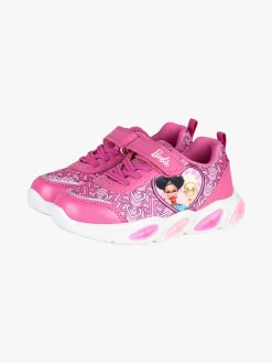 Barbie Sneakers sportive da bambina con strappo e luci - fuxia