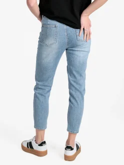 Baseventi Jeans donna boyfriend con borchie