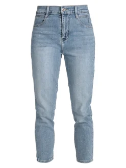 Baseventi Jeans donna boyfriend con borchie