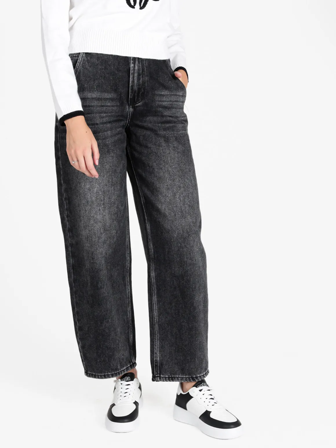 Baseventi Jeans donna mom fit