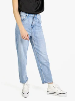 Baseventi Jeans donna mom fit con strass