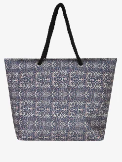 Basile Borsa da mare animalier con manici in corda