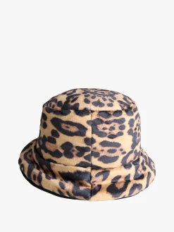 Basile Cappello donna da pescatore con interno animalier - nero