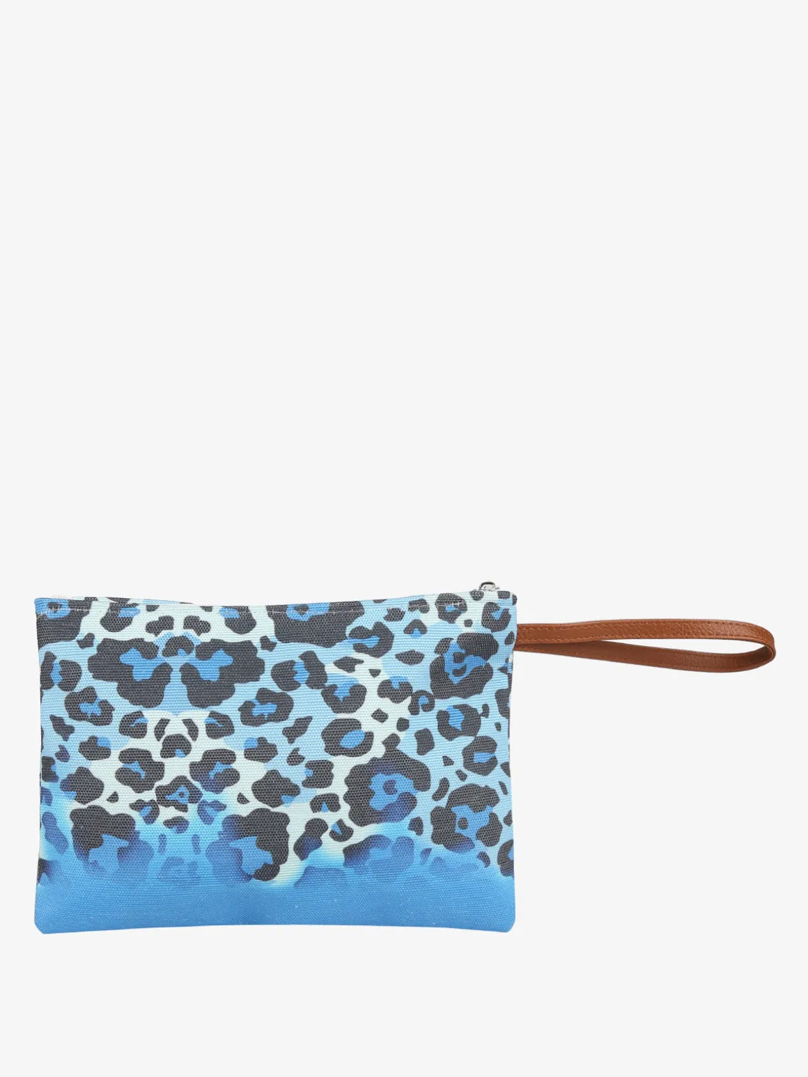 Basile Pochette da mare in tessuto maculato