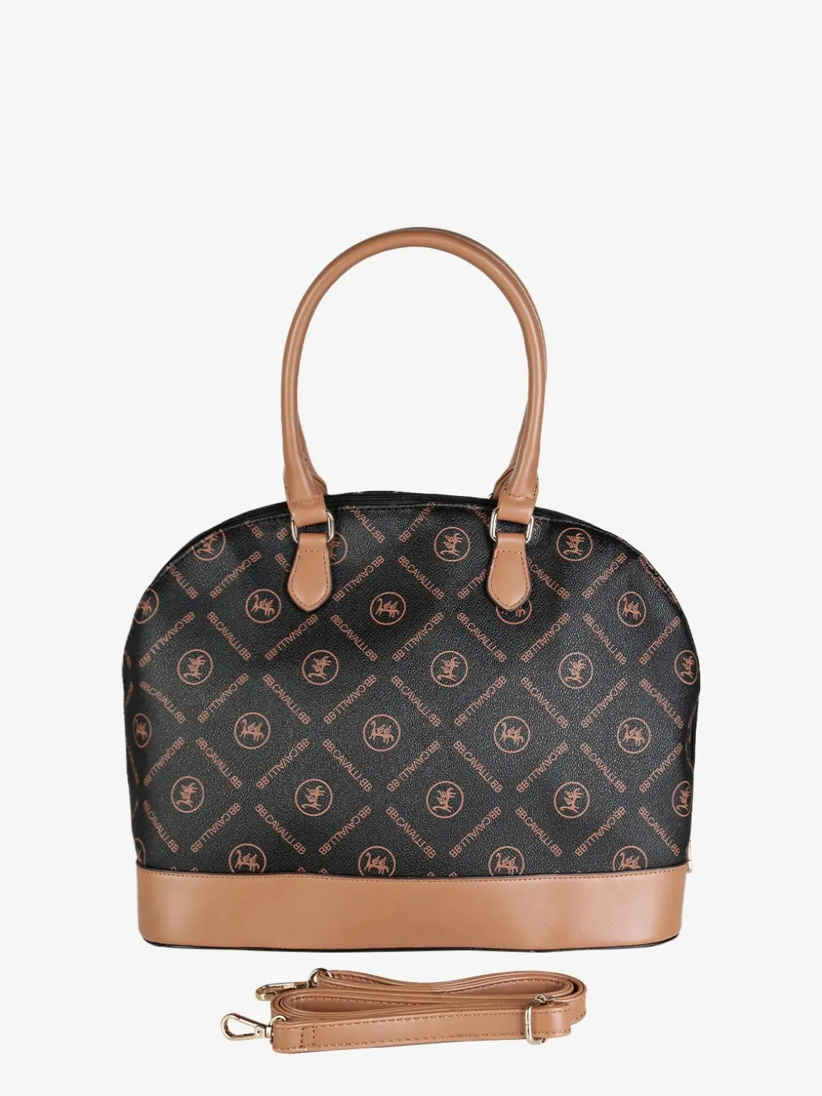 B.Cavalli Borsa donna frame con scritte