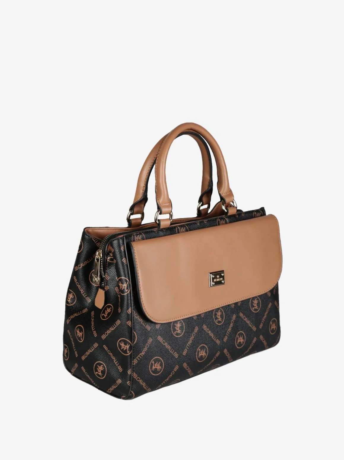 B.Cavalli Borsa donna rigida a tracolla rettangolare