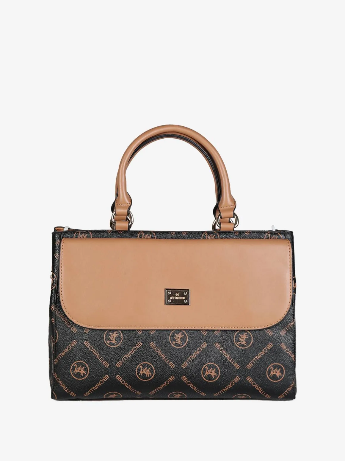B.Cavalli Borsa donna rigida a tracolla rettangolare