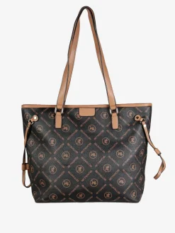 B.Cavalli Borsa tote con media con scritte