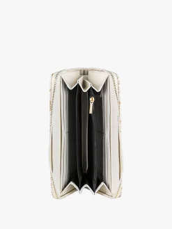 B.Cavalli Portafoglio da donna con stampe - bianco