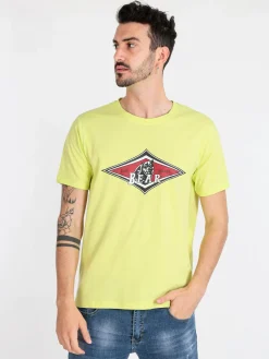 Bear T-shirt uomo in cotone organico