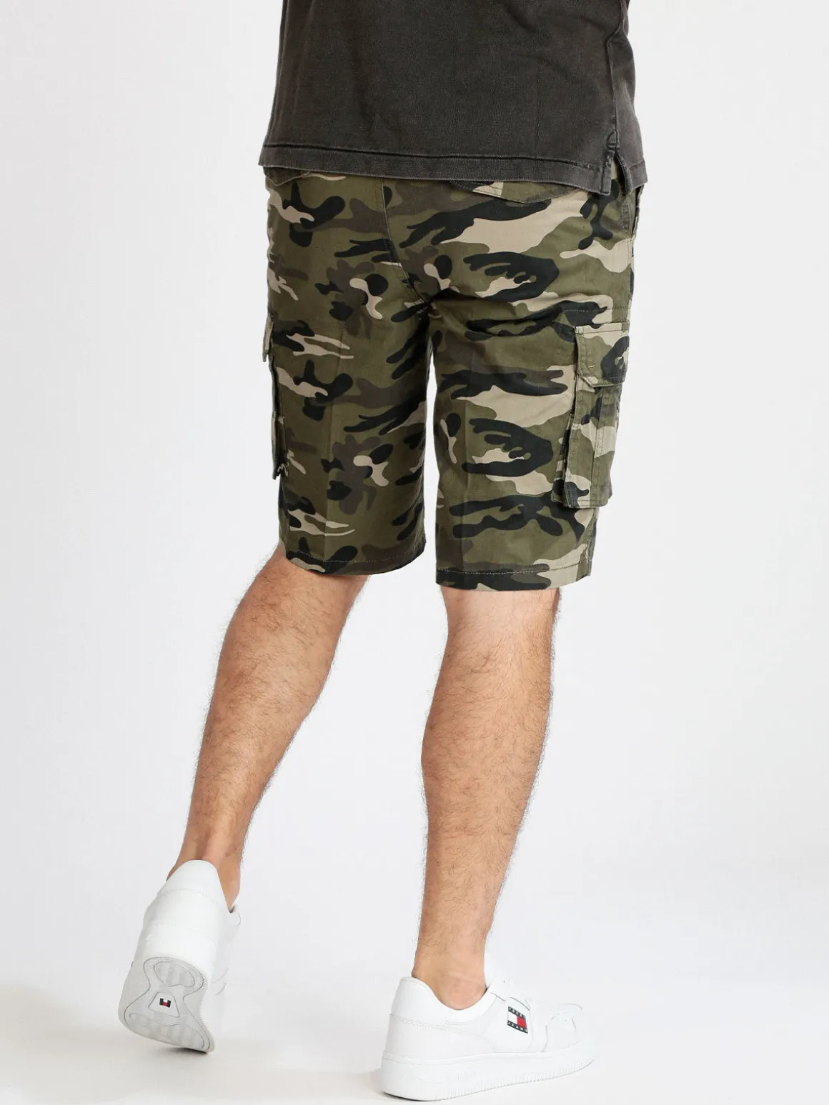 Be Board Bermuda militare da uomo con tasconi