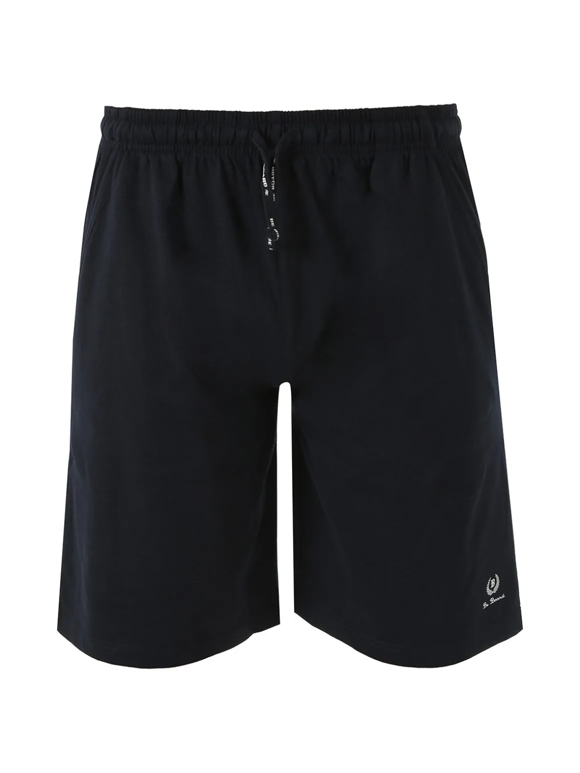 Be Board Bermuda sportivi da uomo in cotone con coulisse - blu scuro
