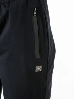 Be Board Bermuda sportivi da uomo in cotone con coulisse - blu scuro
