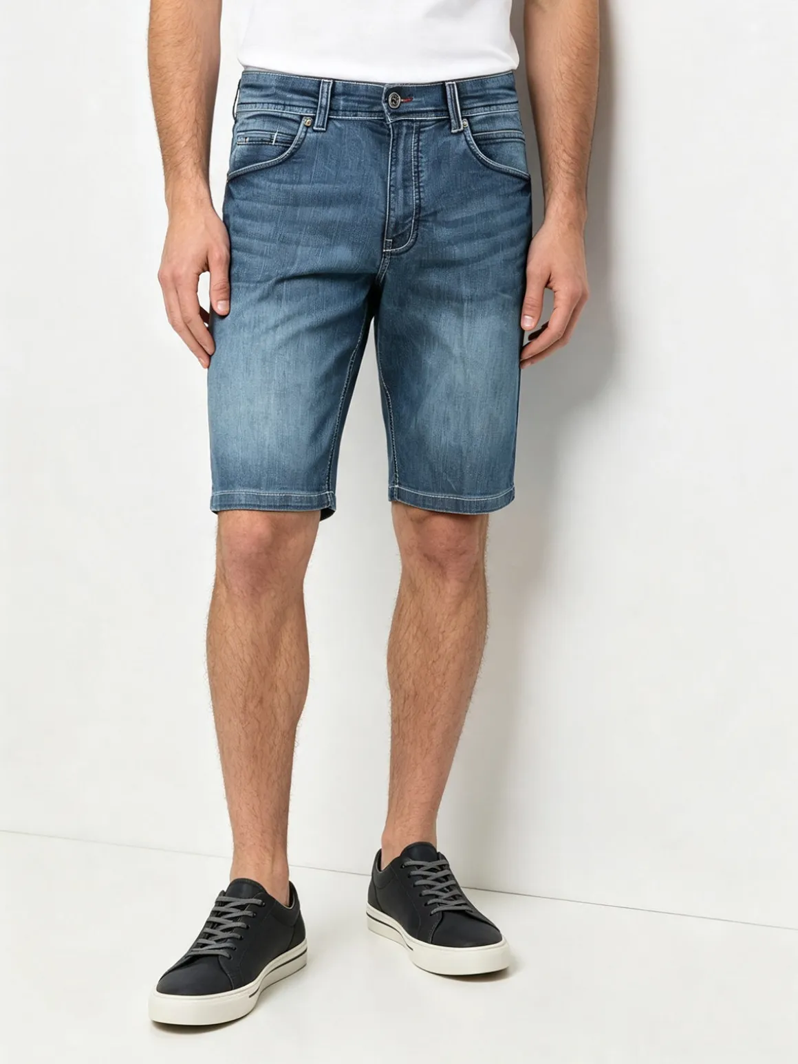 Be Board Bermuda uomo in jeans stretch