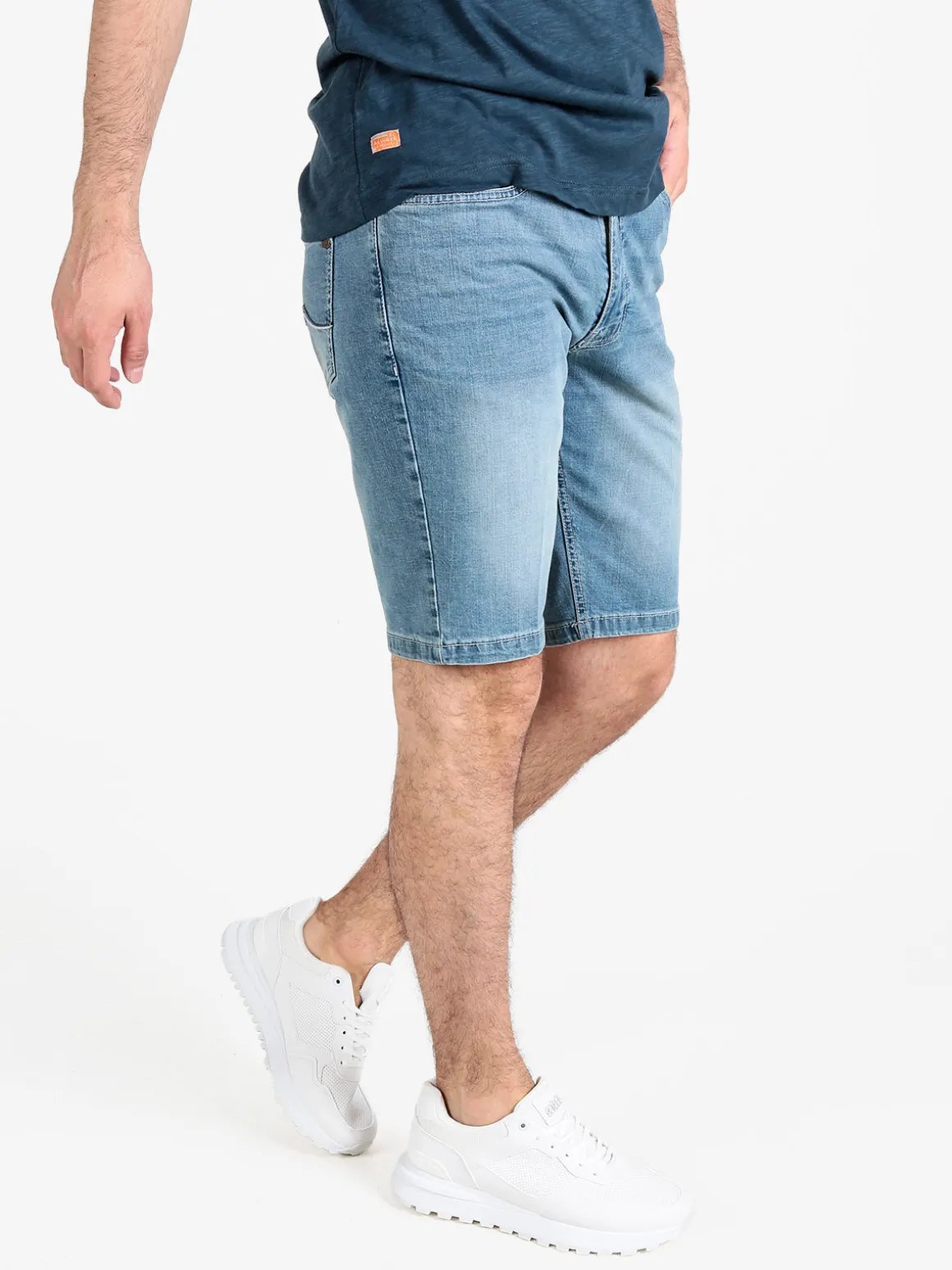Be Board Bermuda uomo in jeans stretch