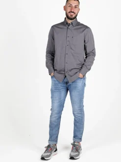 Be Board Camicia da uomo a maniche lunghe regular fit