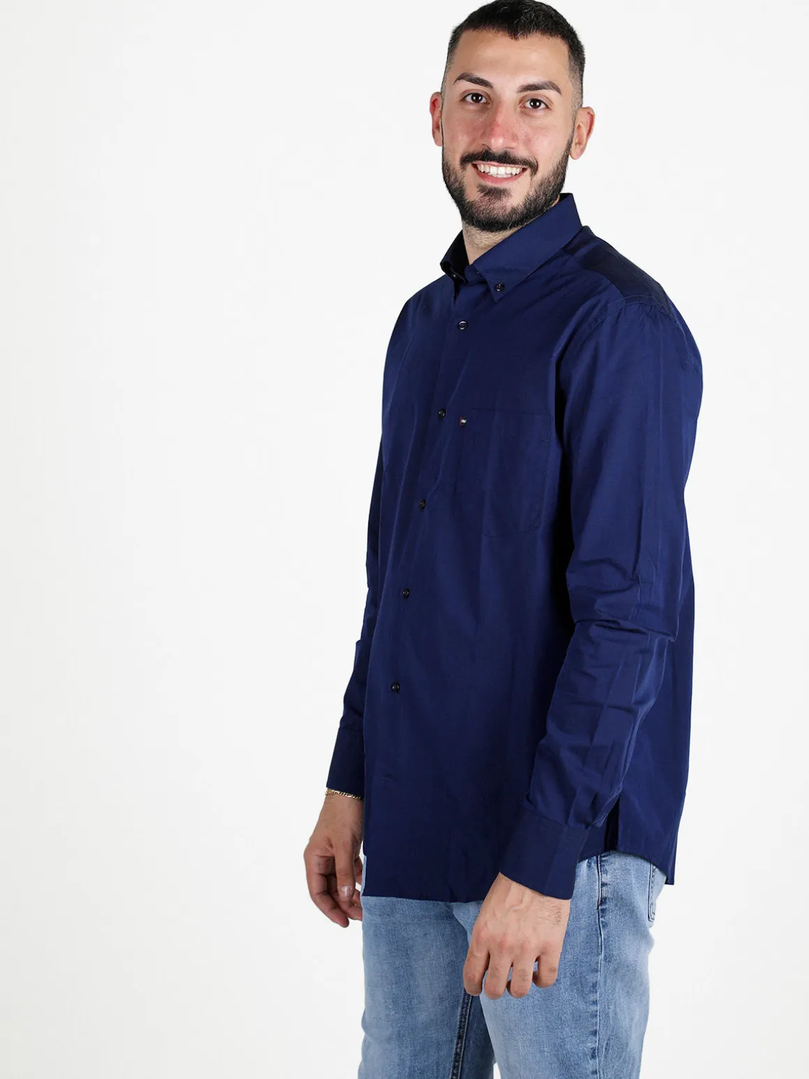 Be Board Camicia da uomo a maniche lunghe regular fit