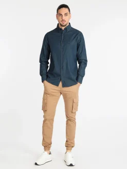 Be Board Camicia da uomo in jeans