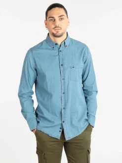 Be Board Camicia da uomo in jeans