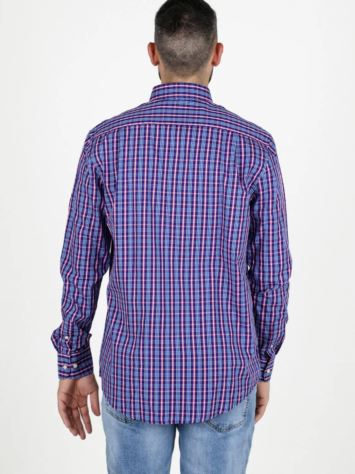 Be Board Camicia da uomo regular fit a fantasia