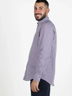 Be Board Camicia da uomo regular fit a fantasia