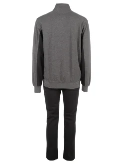 Be Board Completo tuta da uomo con felpa e pantaloni - grigio scuro