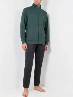 Be Board Completo tuta da uomo con felpa e pantaloni - verde